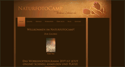 Desktop Screenshot of naturfotocamp.de